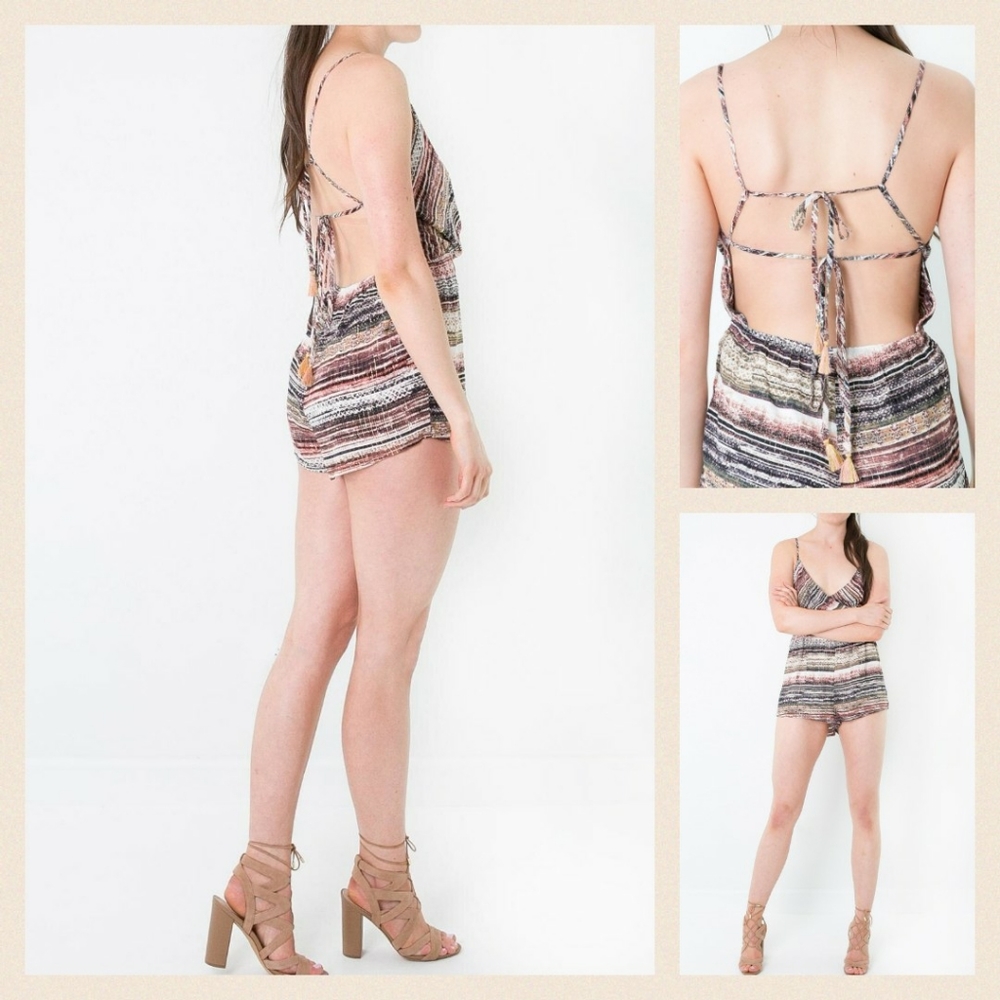 Honey Punch multicolored romper